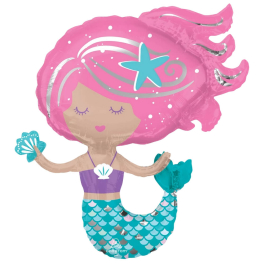 Μπαλόνι Foil "Shimmering Mermaid" 76εκ. - Κωδικός: A42892 - Anagram